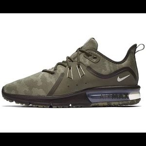 Nike Men's Air Max Sequent 3 Camo AR0251 201 Olive